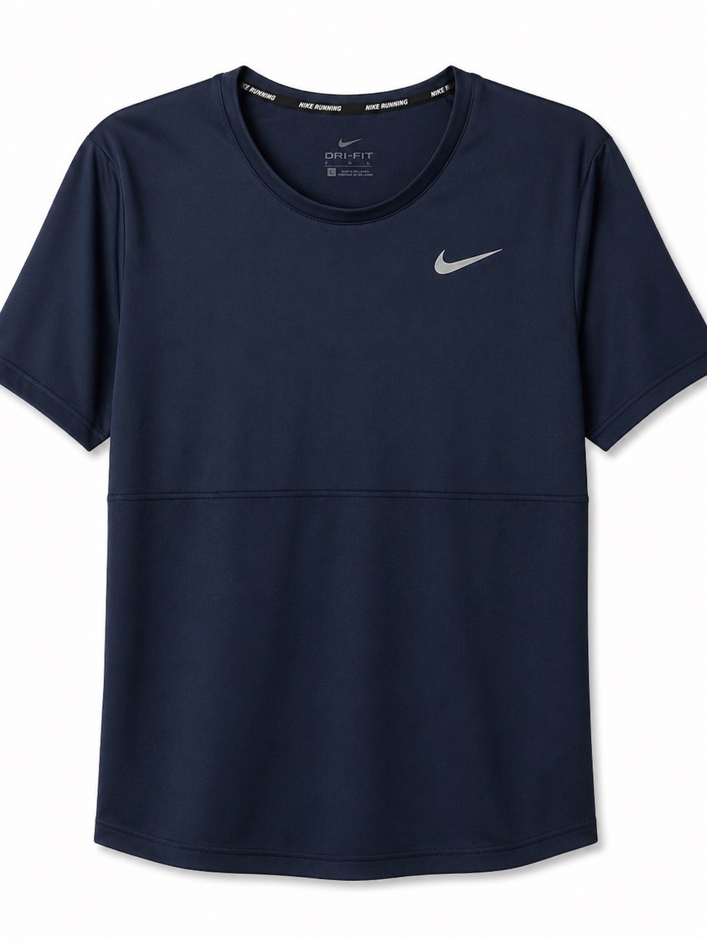 Nike,Dri-fit,Dark Blue,Women,Shot Sleeve Tee Shirt. Size- Large